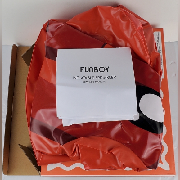 Funboy x Bark "Harry The Hydrant's Revenge" Inflatable Sprinkler 21" x 37" - NOB - Picture 9 of 9